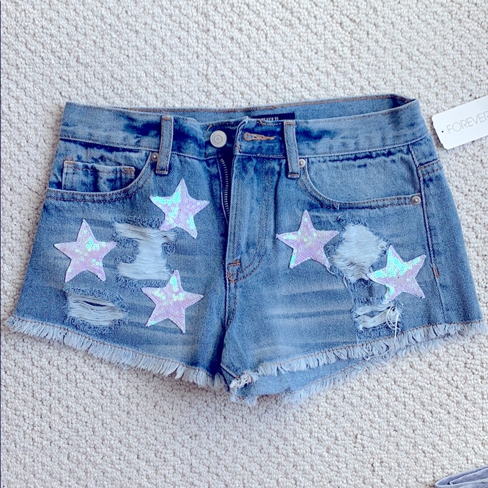 Forever 21 Star shorts